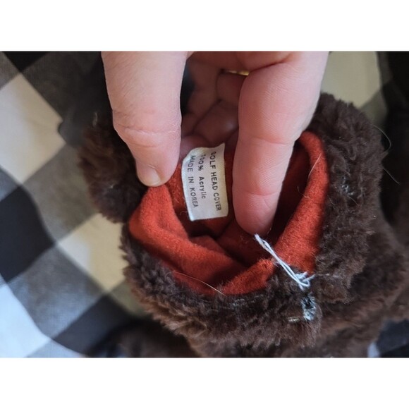 2-‎ Vintage Gorilla Monkey Plush Rubber Face Hands Feet Golf Head Covers READ - Picture 12 of 12